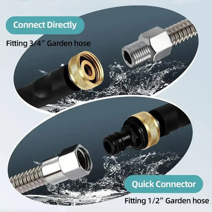 High-Pressure Jet Nozzle for Garden Hose