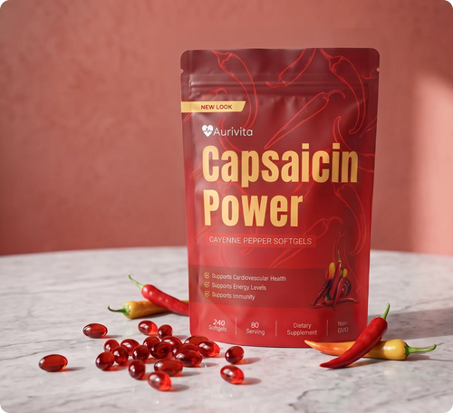 Cayenne Pepper Capsules – 12-in-1 Botanical Blend for Daily