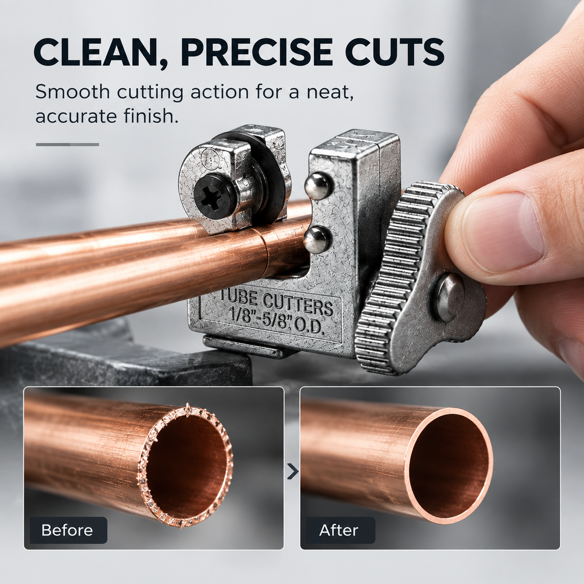 🛠️ Mini Tube Cutter | 1/8"‑5/8" OD Pipe Cutting Tool