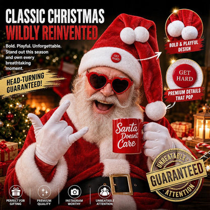 Funny Santa Cockyhat with Interactive Get Hard Button