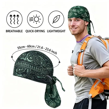Paisley Cooling Headscarf Cap Set