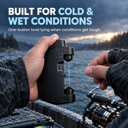 Automatic Knot Tying Tool for Anglers