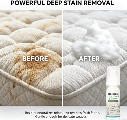 No‑rinse Mattress Dry Foam Cleaner