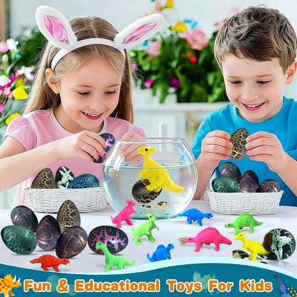 24 Pcs Large Hatching Dinosaur Eggs Easter Party Favors