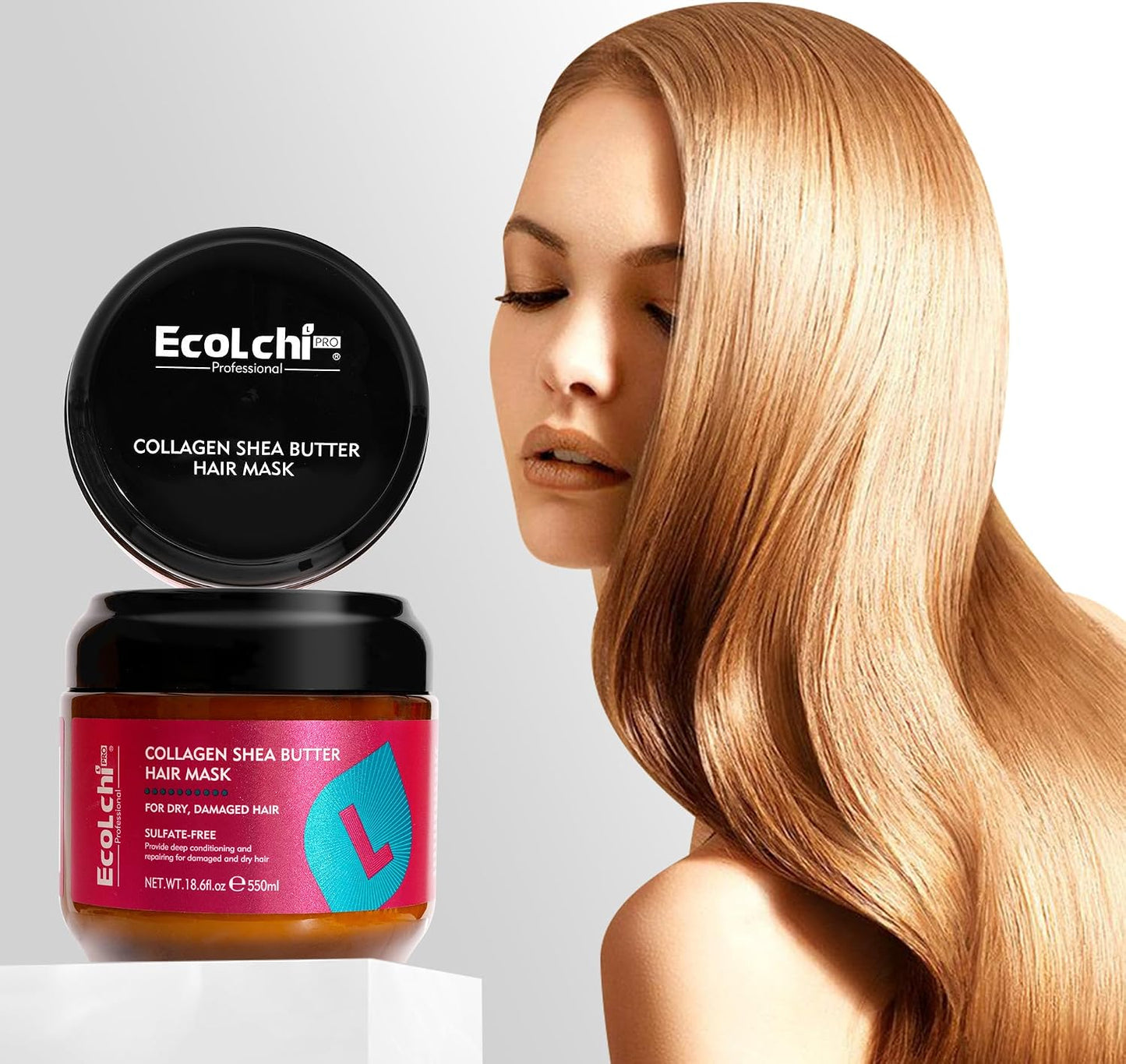 Collagen Shea Butter Hair Mask Deep Repair for Dry and Damaged Hair All Hair Types