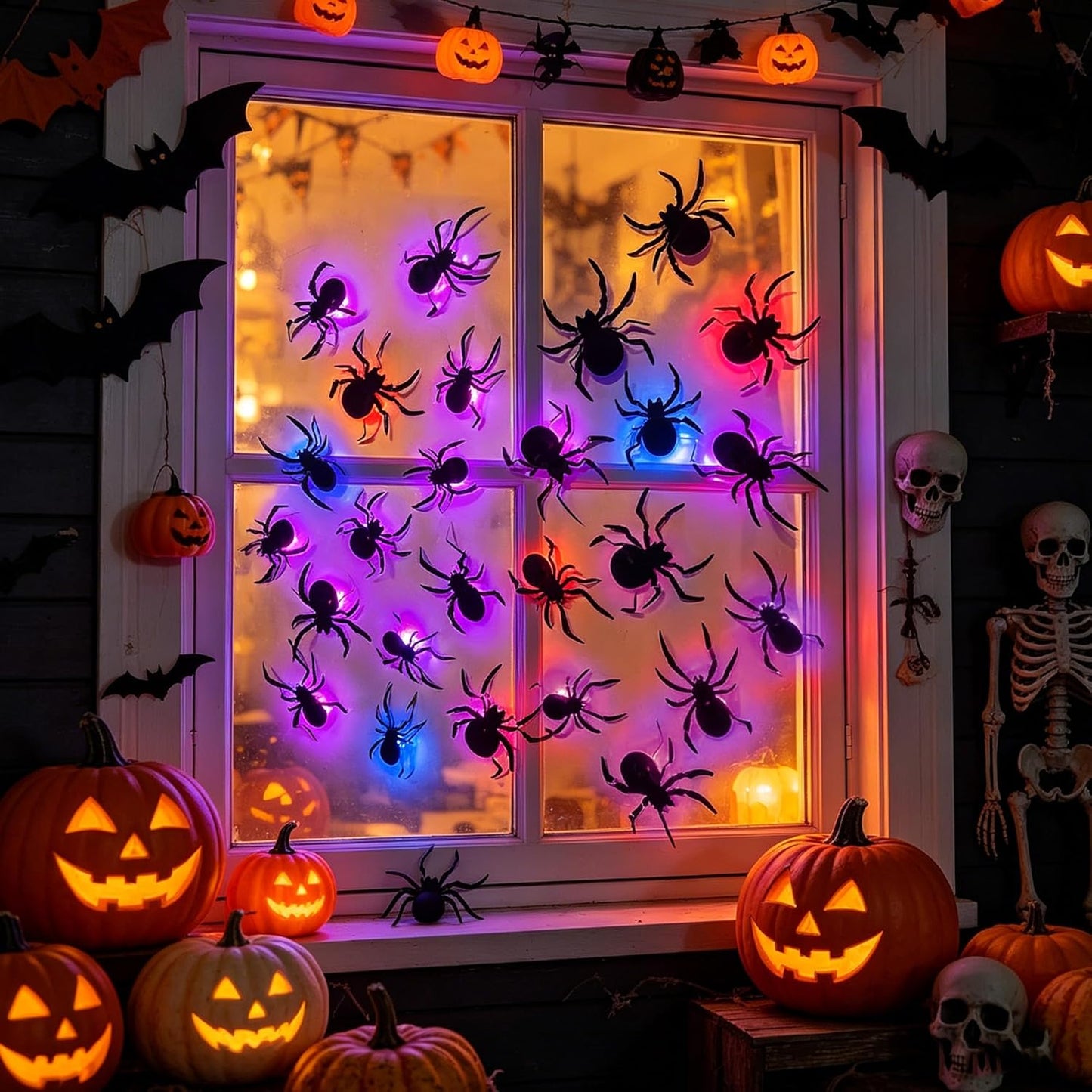 3D Spiders Light Design LED Decorations