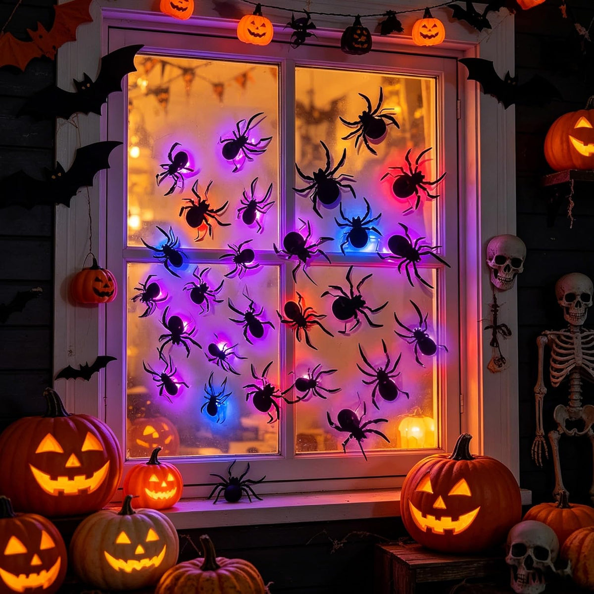 3D Spiders Light Design LED Decorations
