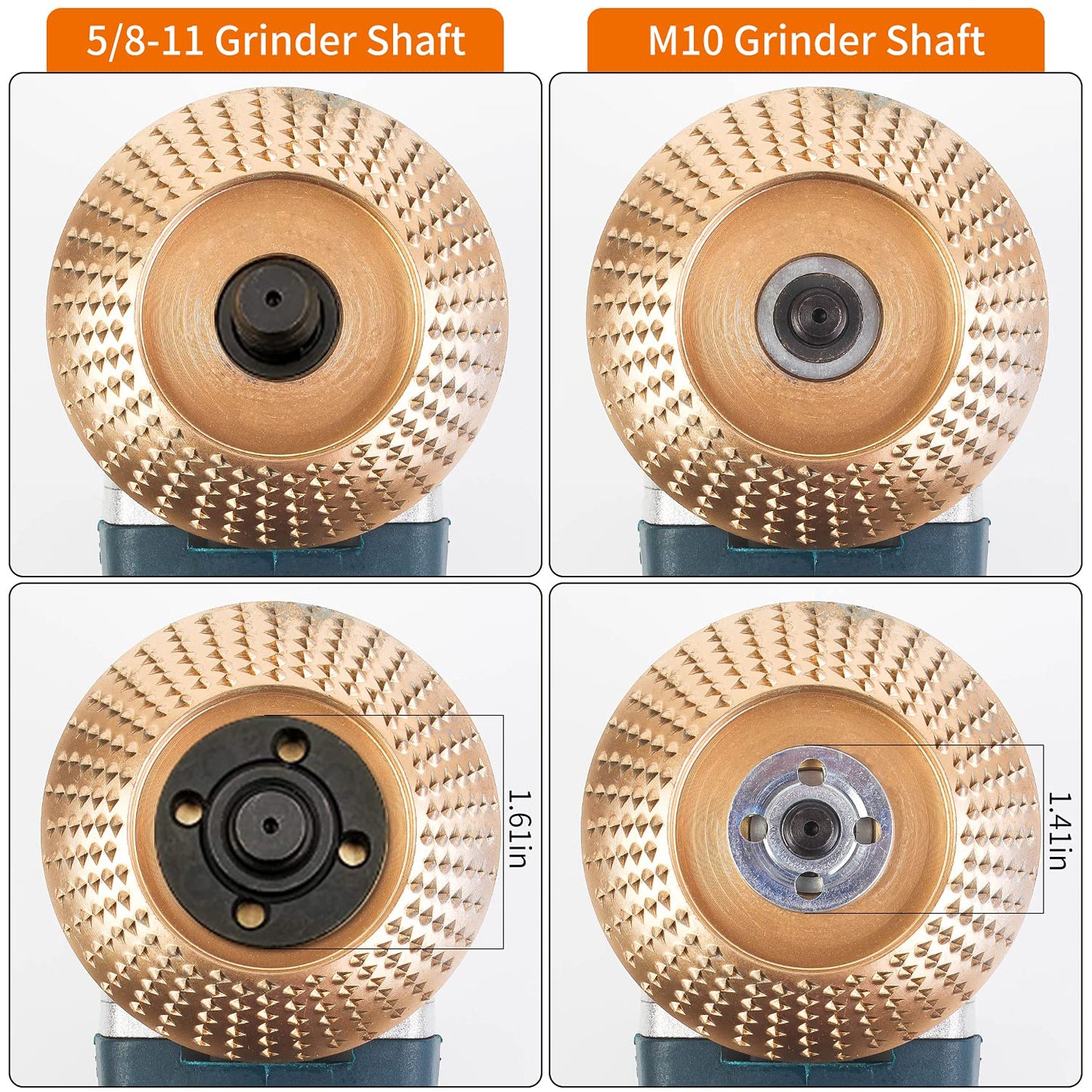 3Pcs 4 Inch Grinding Discs Wheels