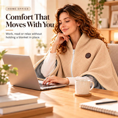 Wearable Heated Blanket – Cozy Hands-Free Warmth