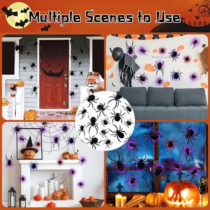 3D Spiders Light Design LED Decorations