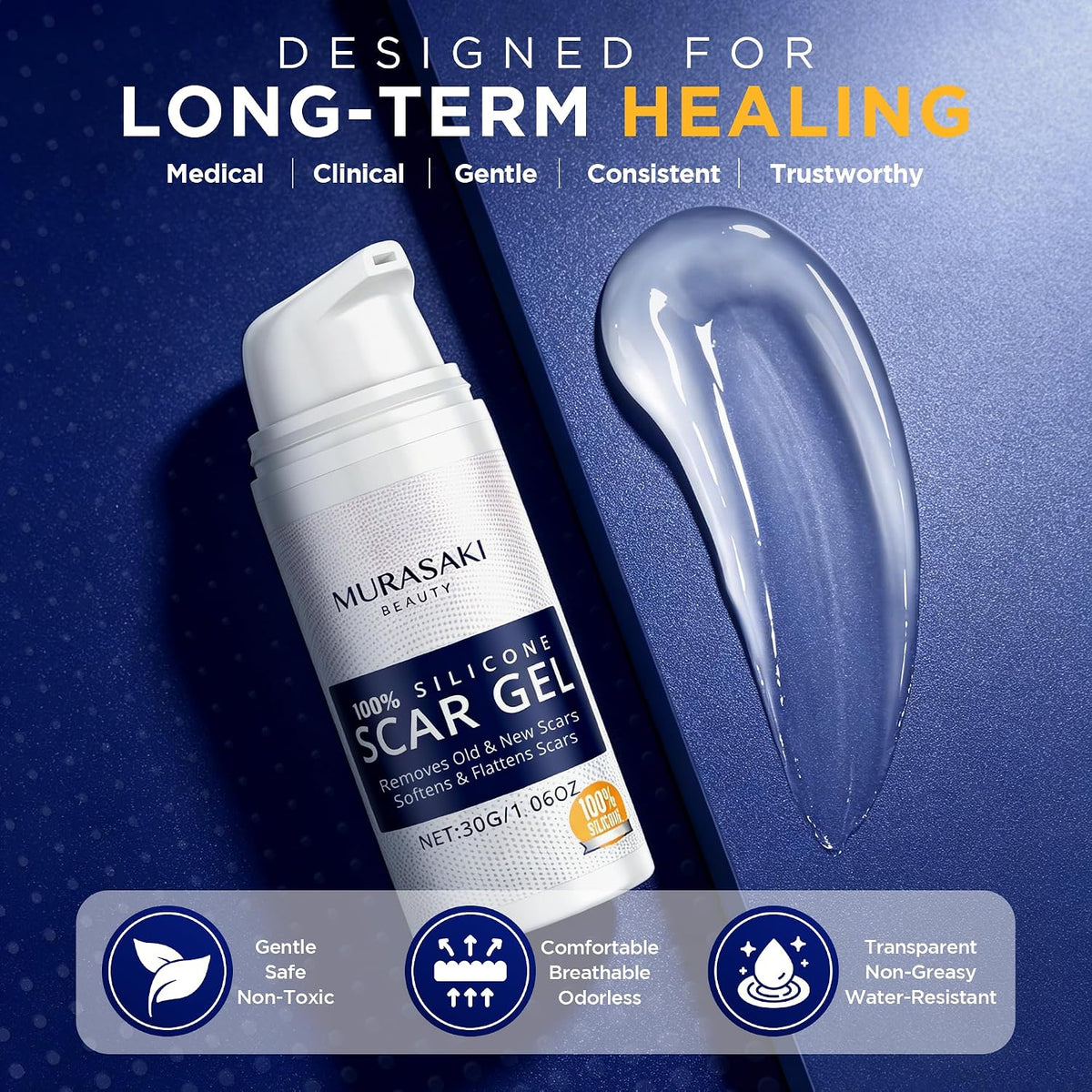 100% Silicone Scar Removal Gel