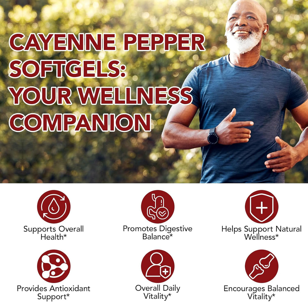 Cayenne Pepper Capsules – 12-in-1 Botanical Blend for Daily