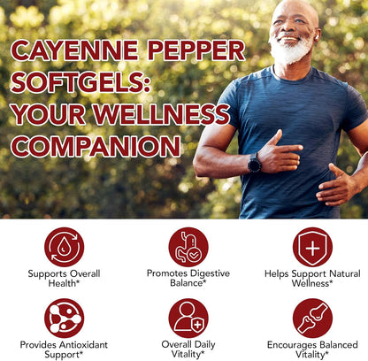 Cayenne Pepper Capsules – 12-in-1 Botanical Blend for Daily