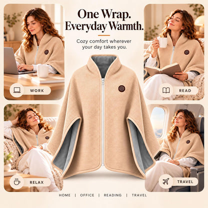 Wearable Heated Blanket – Cozy Hands-Free Warmth
