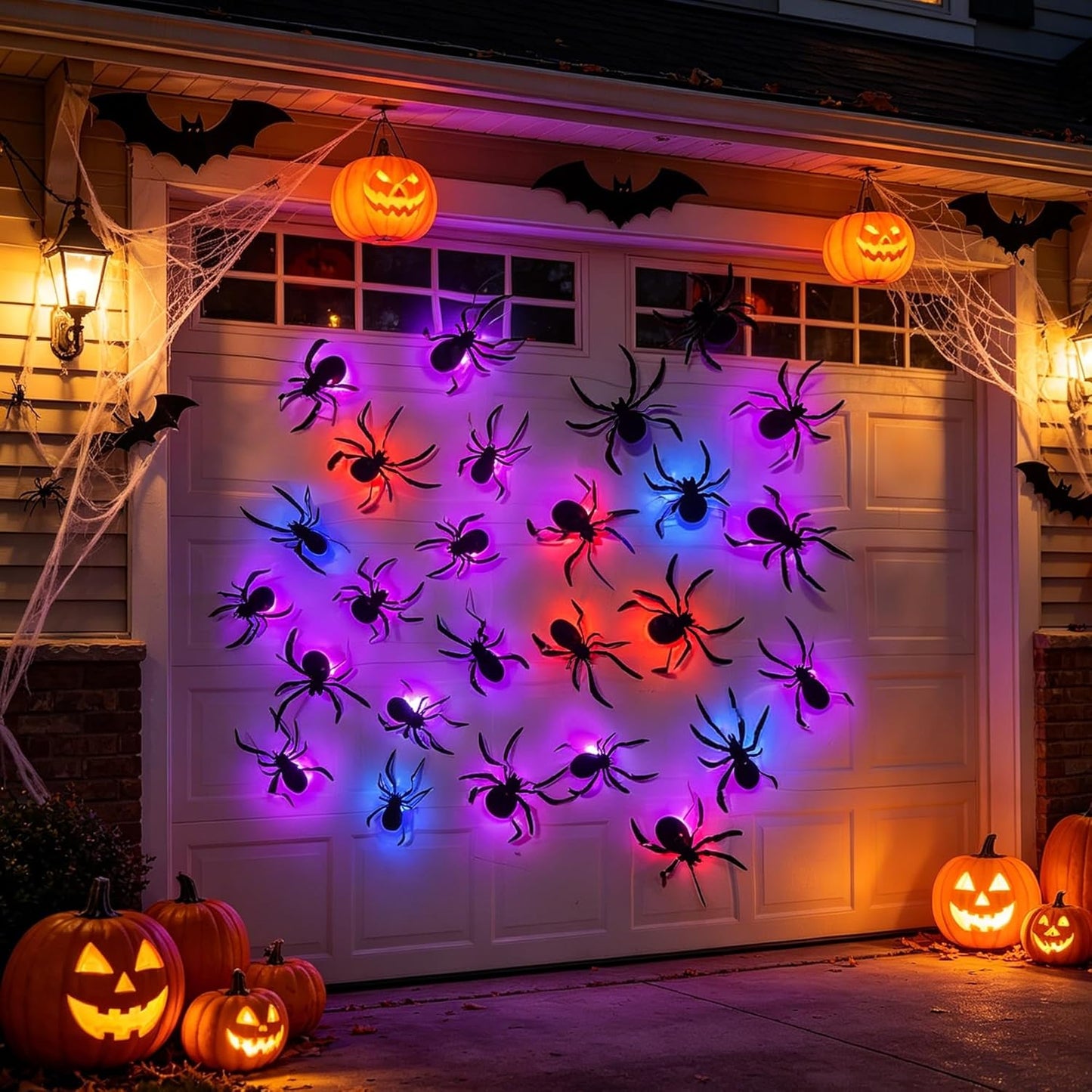 3D Spiders Light Design LED Decorations