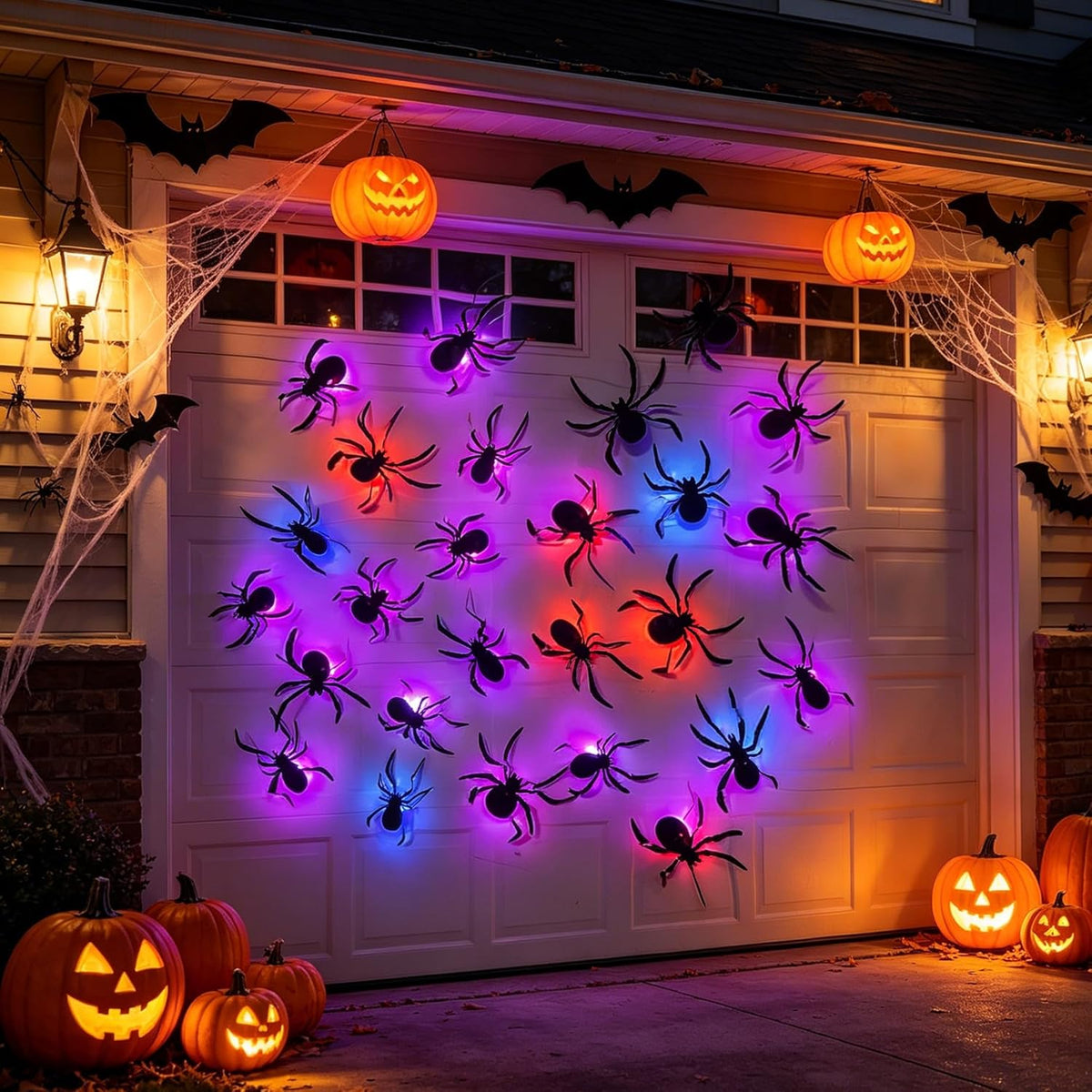 3D Spiders Light Design LED Decorations