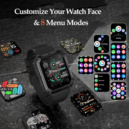 Smart Watch for Men – Bluetooth Call Outdoor Sports Watch
