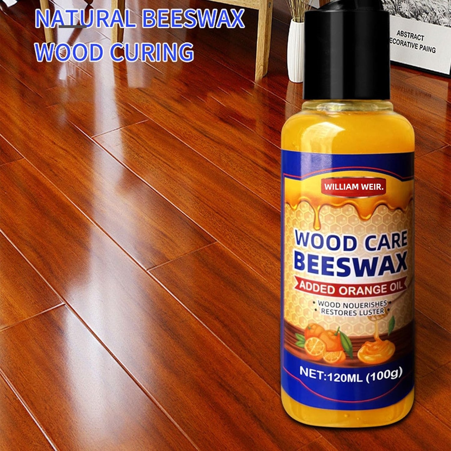 Natural Beeswax Essential Orange Oil Wood Conditioner