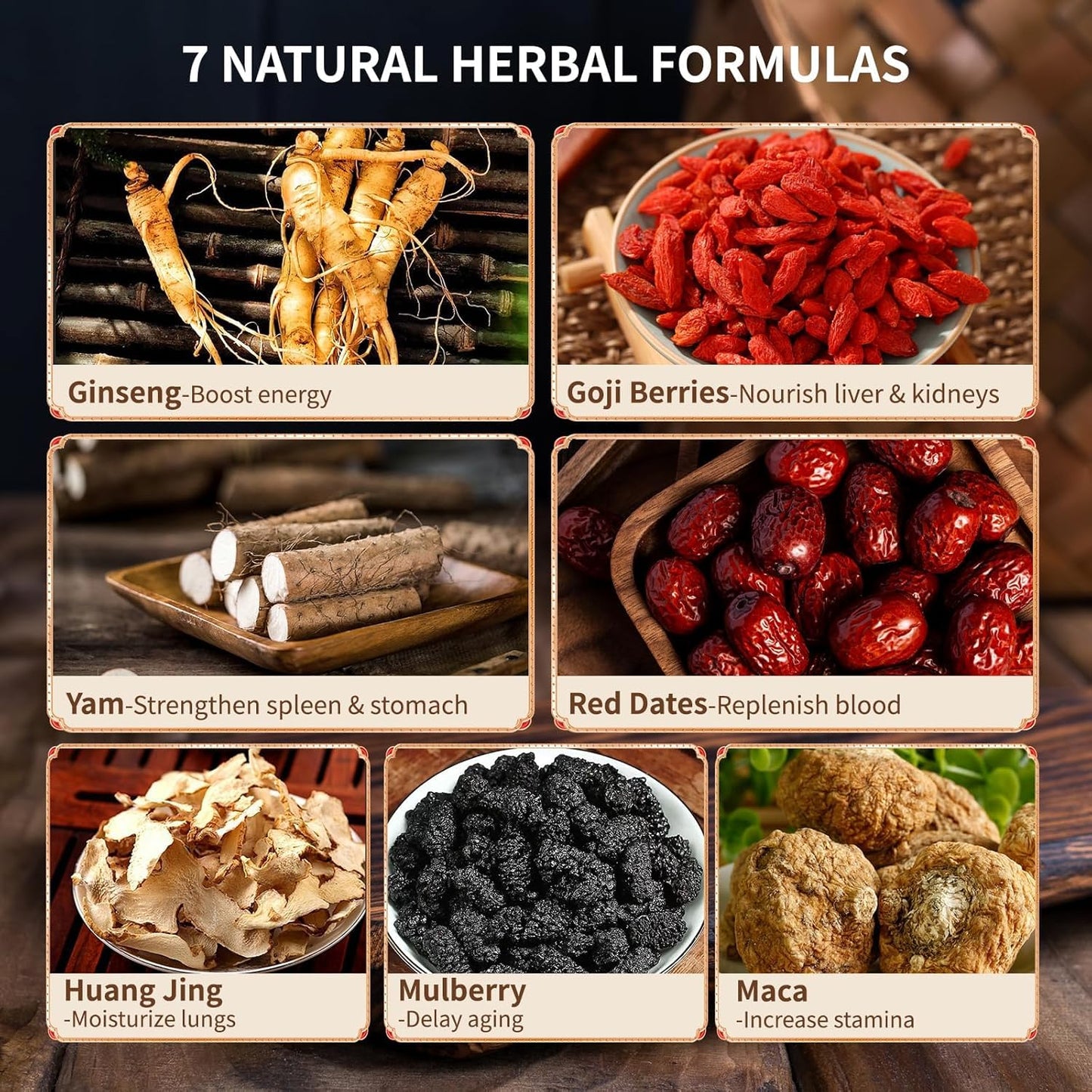 Ginseng Five Treasures Kidney Tea