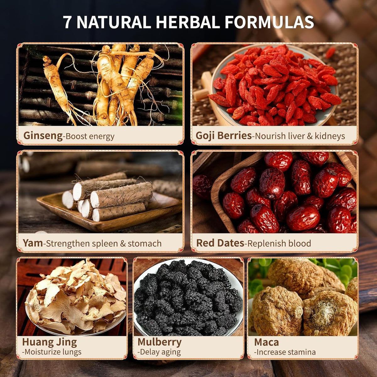 Ginseng Five Treasures Kidney Tea