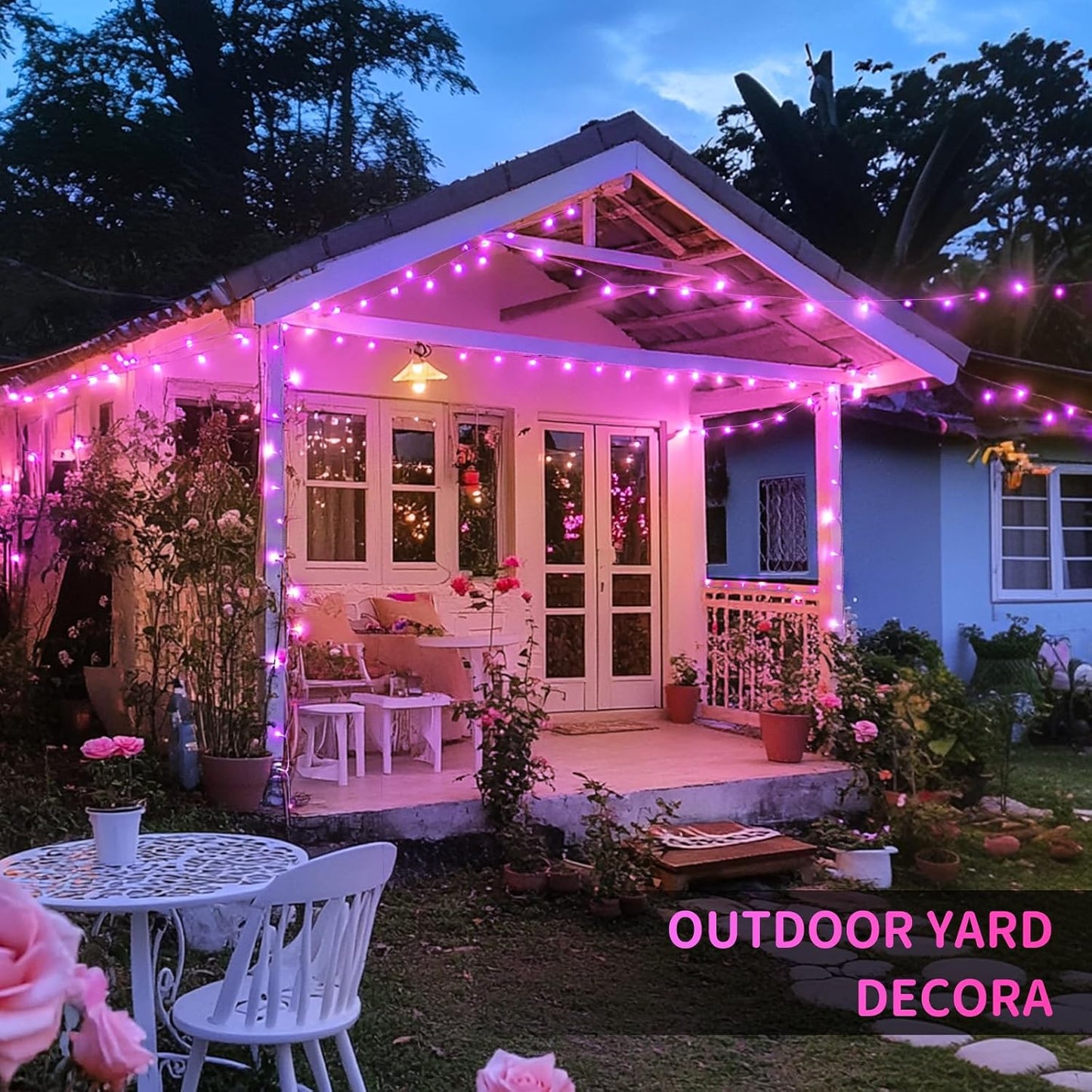 400 LED Pink Christmas Fairy Lights