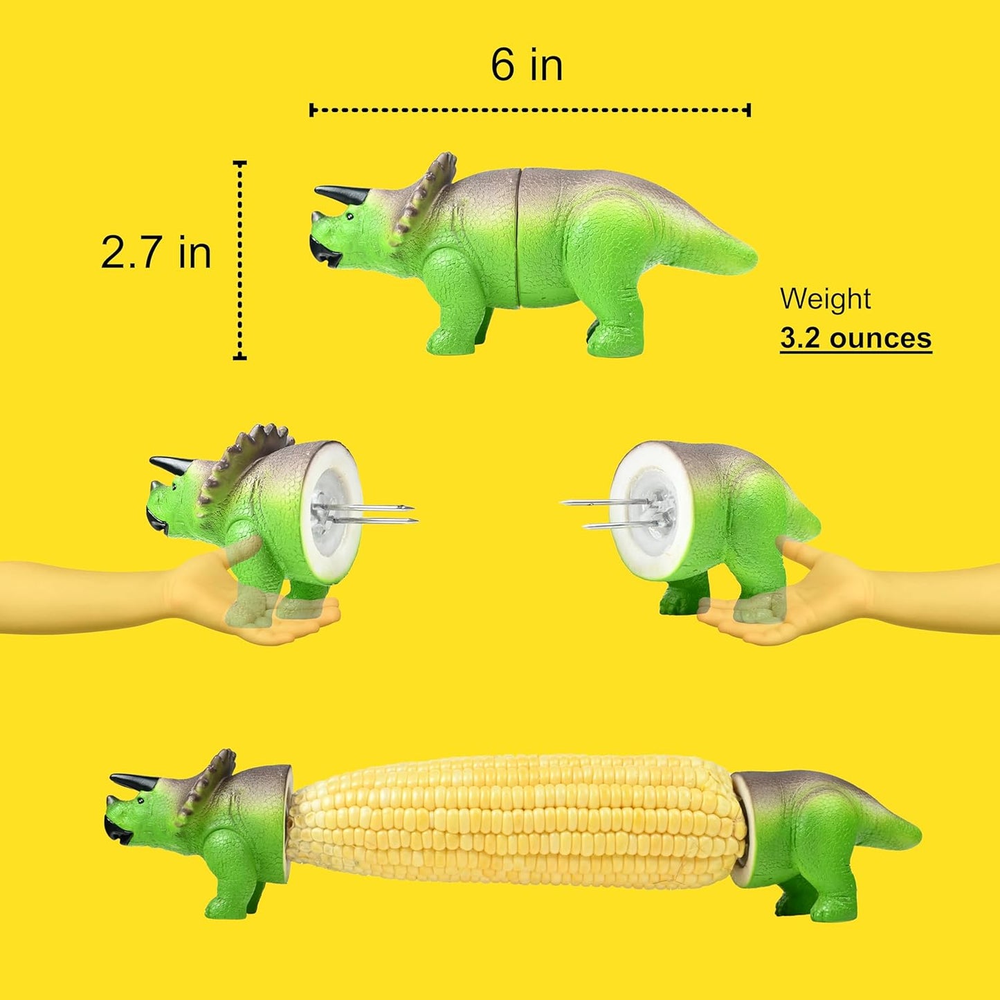 Dinosaur Corn Holders for Corn On The Cob