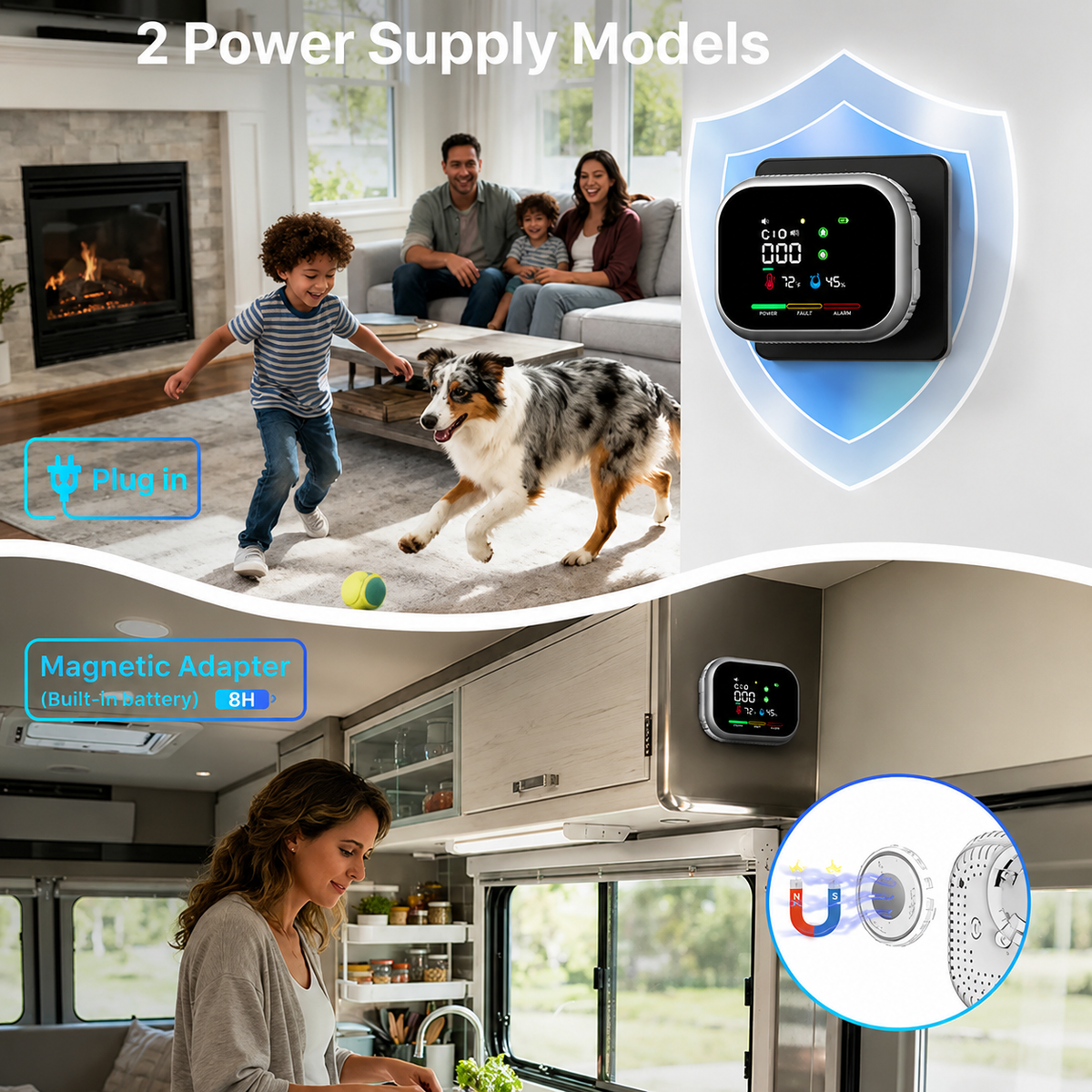 Smart Home Guardian Air & Temp Monitor