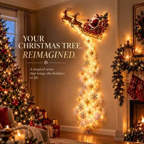 ✨Christmas Magic Trail Wall Light - A Little Christmas Magic, Right on Your Wall✨