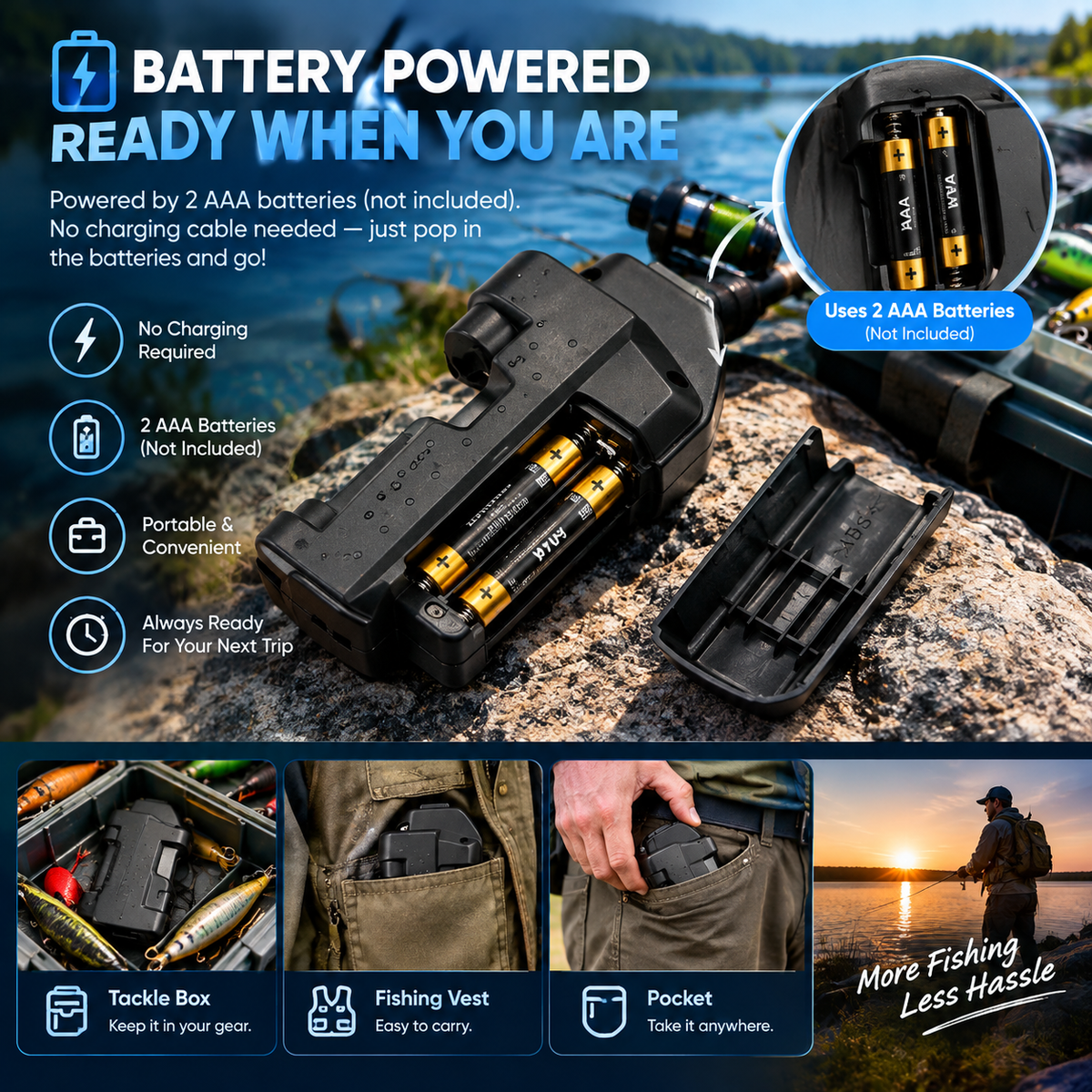 Automatic Knot Tying Tool for Anglers