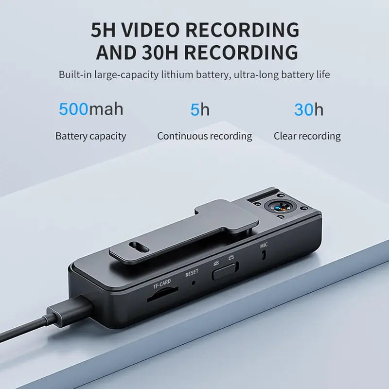 Wireless Vlog Body Camcorder for Recording