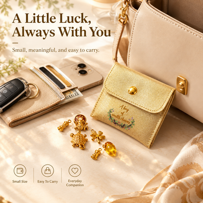Golden Lucky Turtle Wealth Charm Set - Bites onto Luck, Never Lets Go