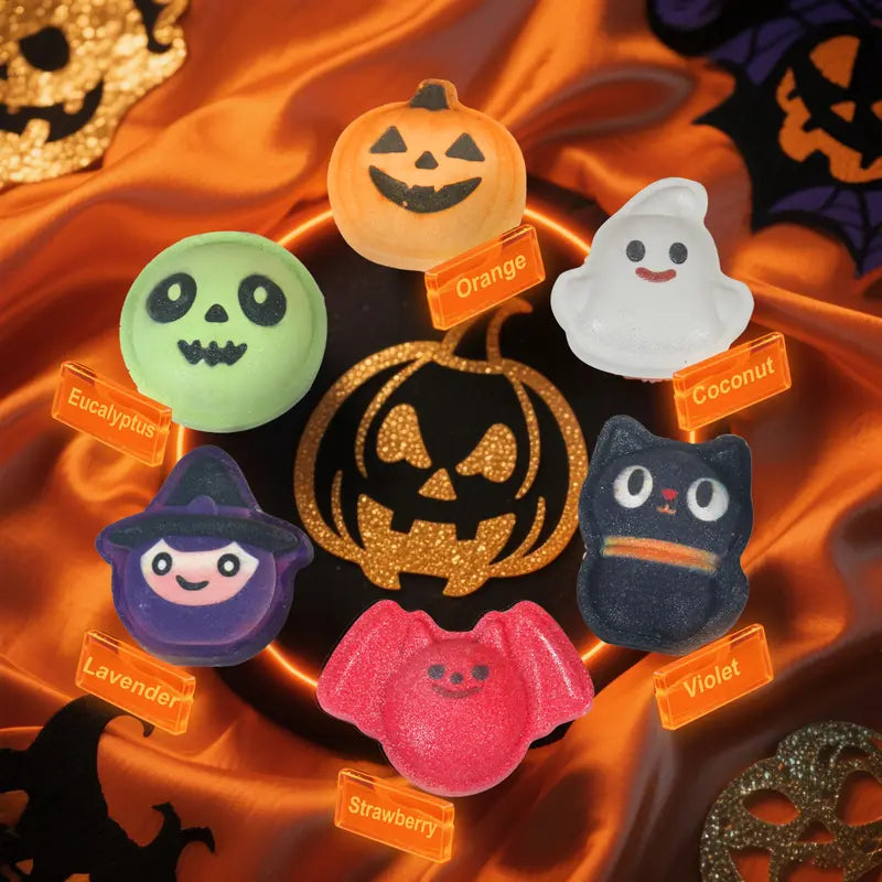 Handmade Halloween Bath Bombs Gift Set