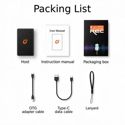 AI Smart Magnetic Voice Recorder