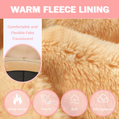 Kids Warm Thermal Winter Thick Leggings
