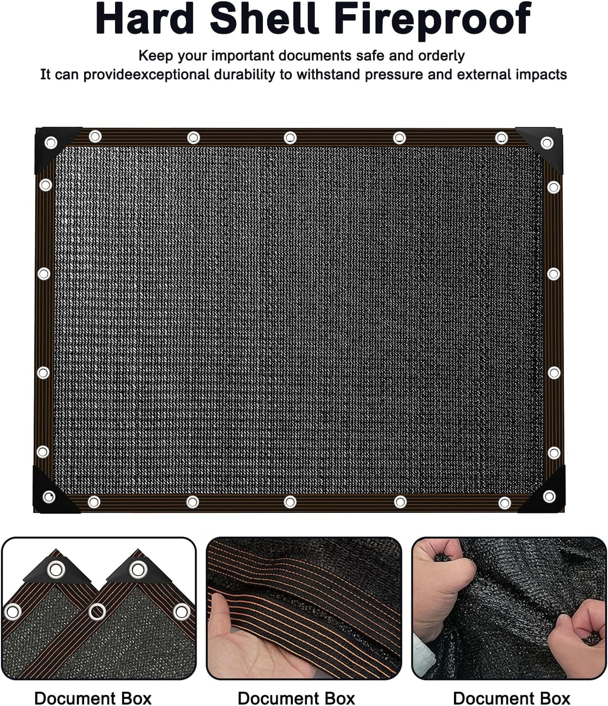 Tear Resistant Sun Shade Net with Reinforced Grommet