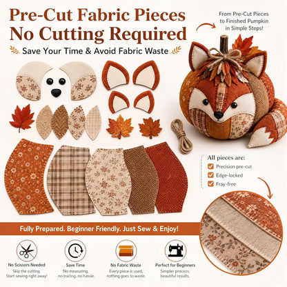 DIY Animal Pumpkin Sewing Kit