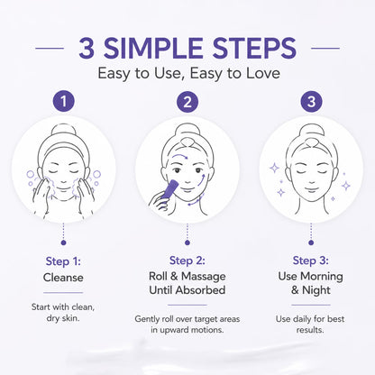 Korean Neck Firming Cream with Roller – Lifting Moisturizer for Face & Chest