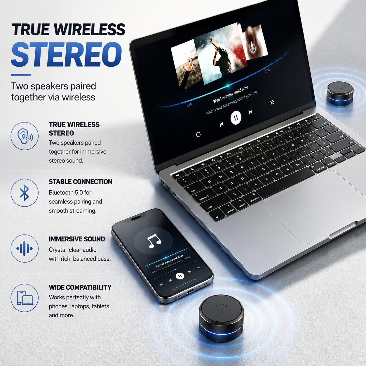 Bluetooth Bone Conduction Speaker
