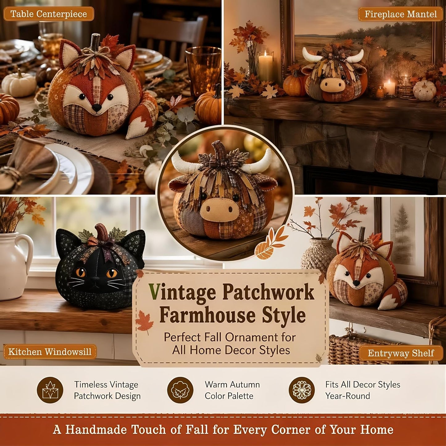 DIY Animal Pumpkin Sewing Kit