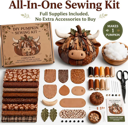 DIY Animal Pumpkin Sewing Kit