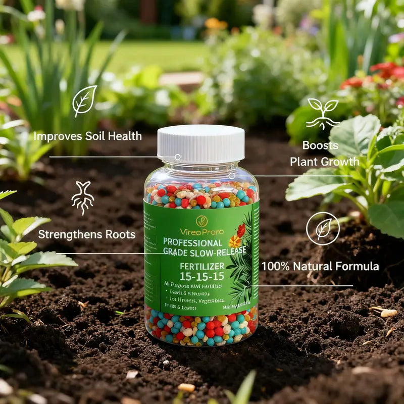 Slow Release Fertilizer for Garden Plants and Flowers