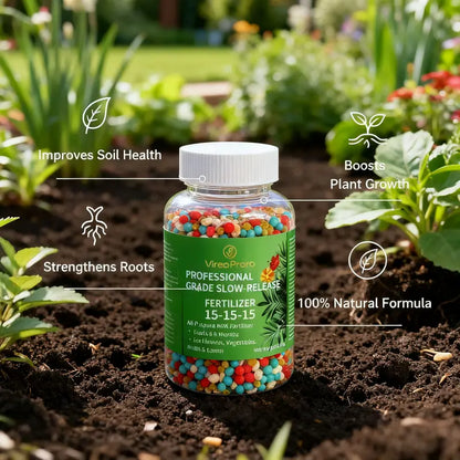 Slow Release Fertilizer for Garden Plants and Flowers