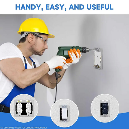 10 Pcs Wall Plate Spacer-for Electrical Outlet Repair, Fix Loose Outlets and Electrical Boxes