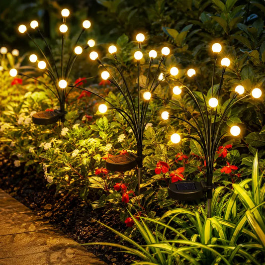 Waterproof Solar Firefly Stake Lights