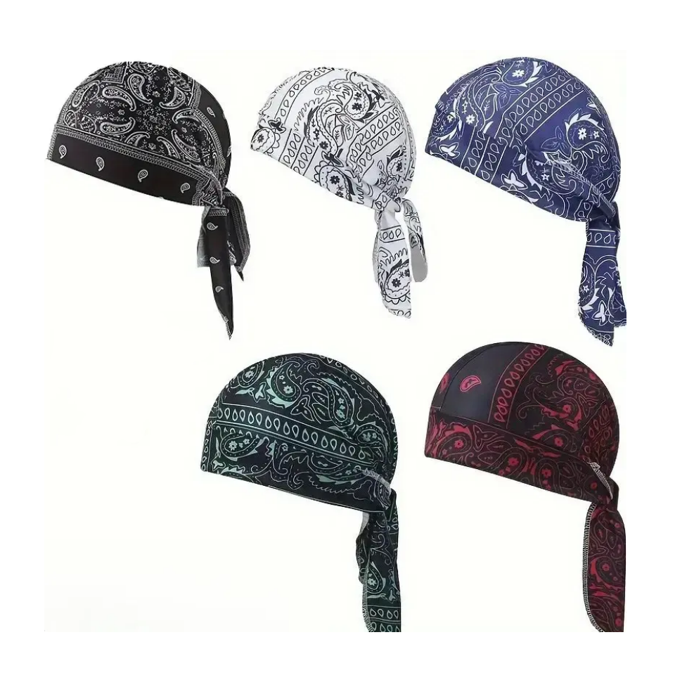 Paisley Cooling Headscarf Cap Set