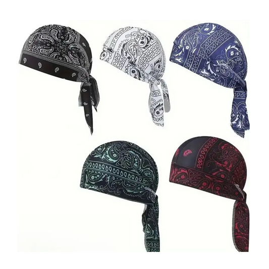 Paisley Cooling Headscarf Cap Set
