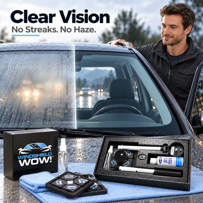 🔥Dual Magnetic Car Windshield Cleaner | Streak-Free Auto Glass Cleaning Kit
