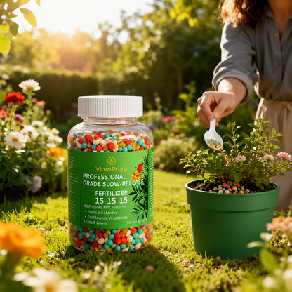 Slow Release Fertilizer for Garden Plants and Flowers