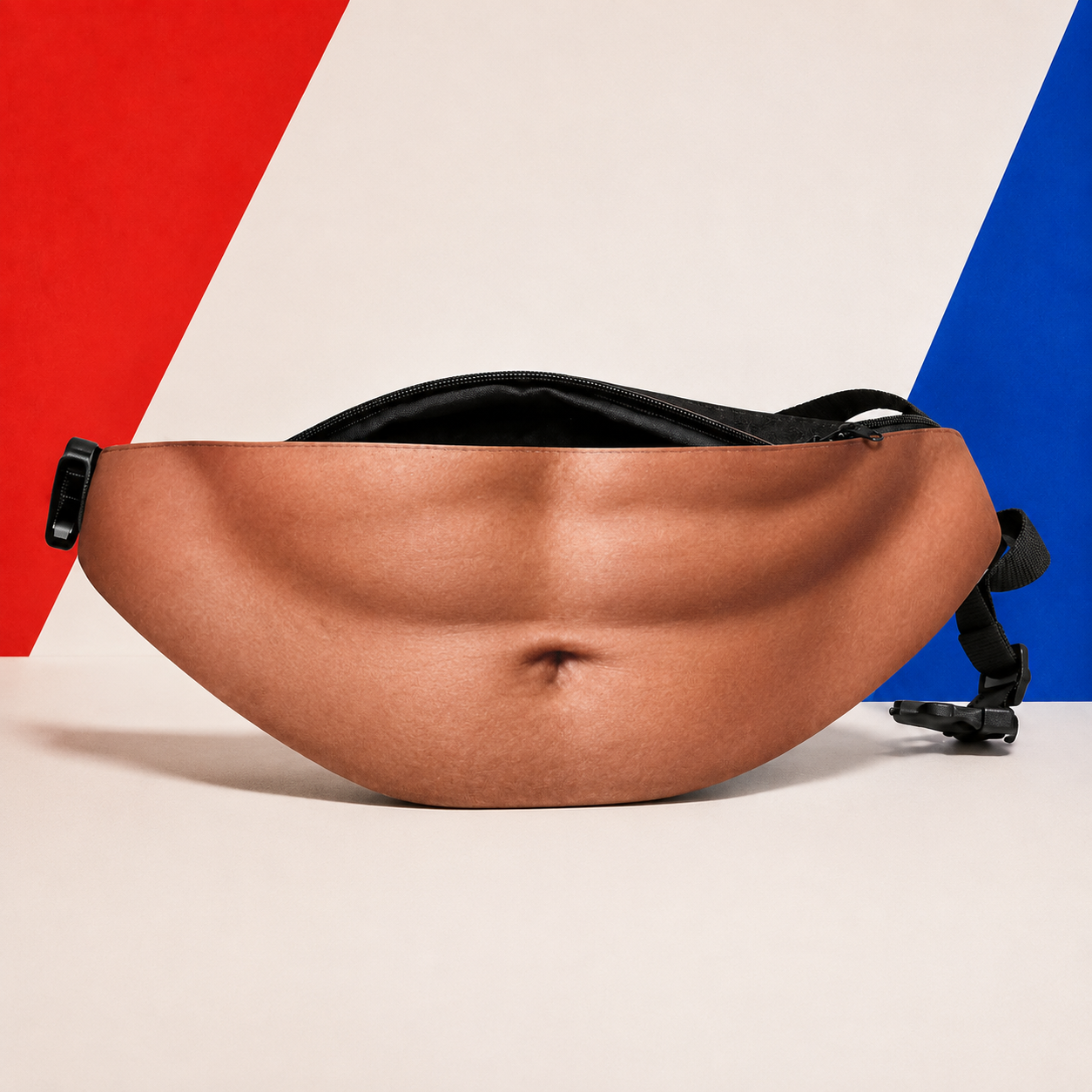 Ultra-Realistic Beer Belly Fanny Pack - Funny Dad Bod Waist Bag