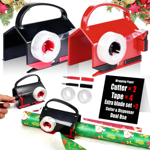 Wrapping Paper Cutter and Tape Dispenser